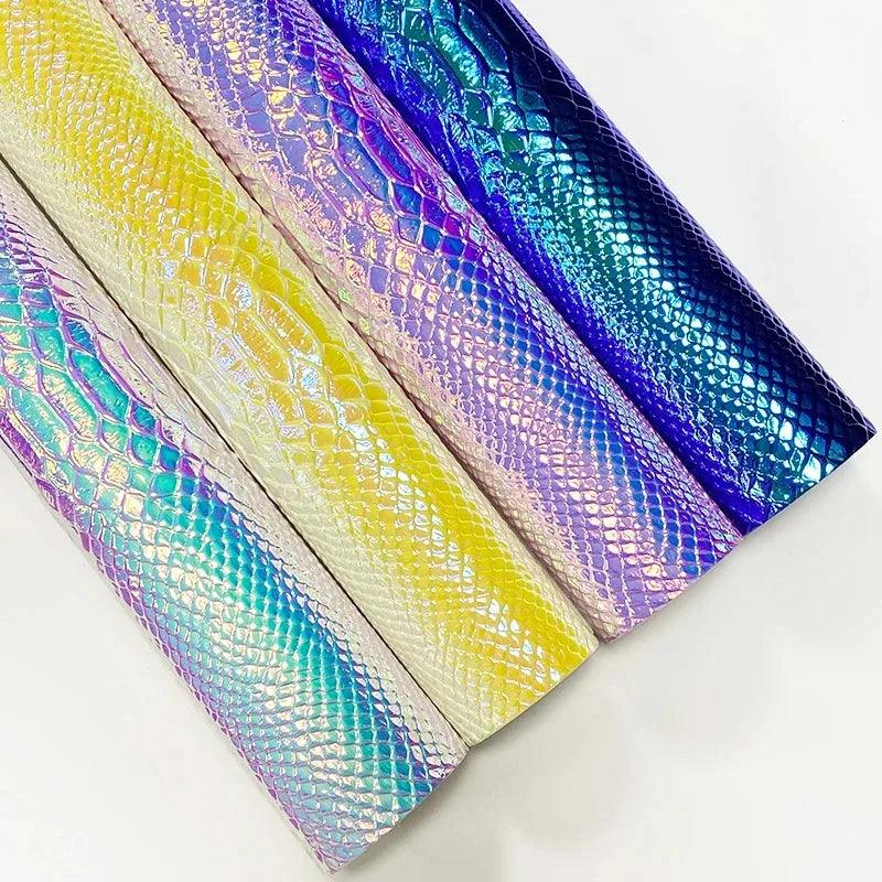 Rynx | Iridescent Dragon Scale Leather for enchanting DIY creations