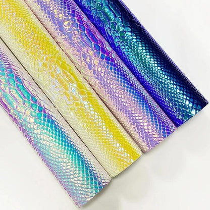 Rynx | Iridescent Dragon Scale Leather for enchanting DIY creations