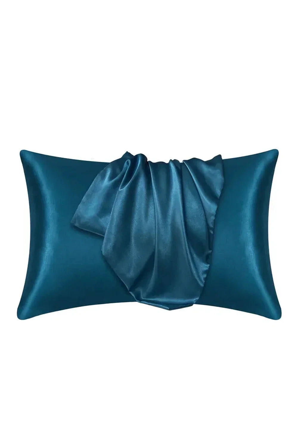 Rynx | Silk pillowcases Peacock blue