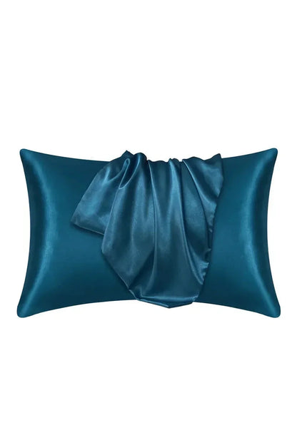 Rynx | Silk pillowcases Peacock blue