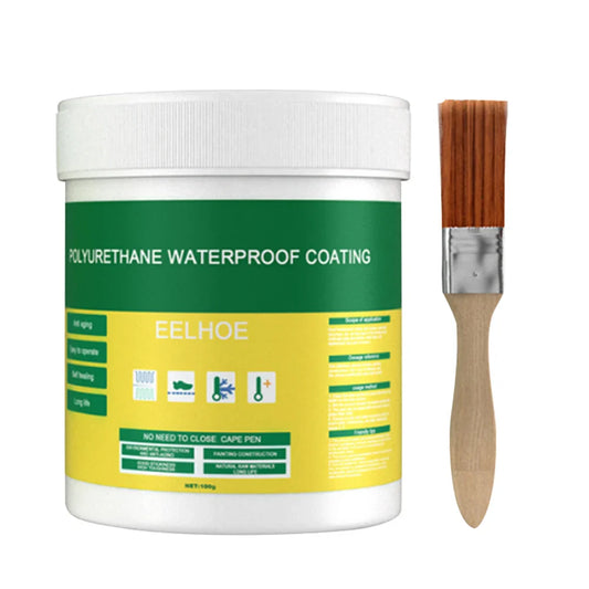 Rynx | 300g Waterproof Coating Sealant - Transparent Invisible Paste Glue with Brush, Adhesive Repair for Home Roof and Bathroom