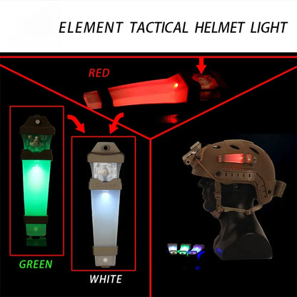 Rynx | Tactical Helmet Flashlight for Airsoft – Weapon Identification Surefire Marker Light | Survival Signal Helmet Lamp