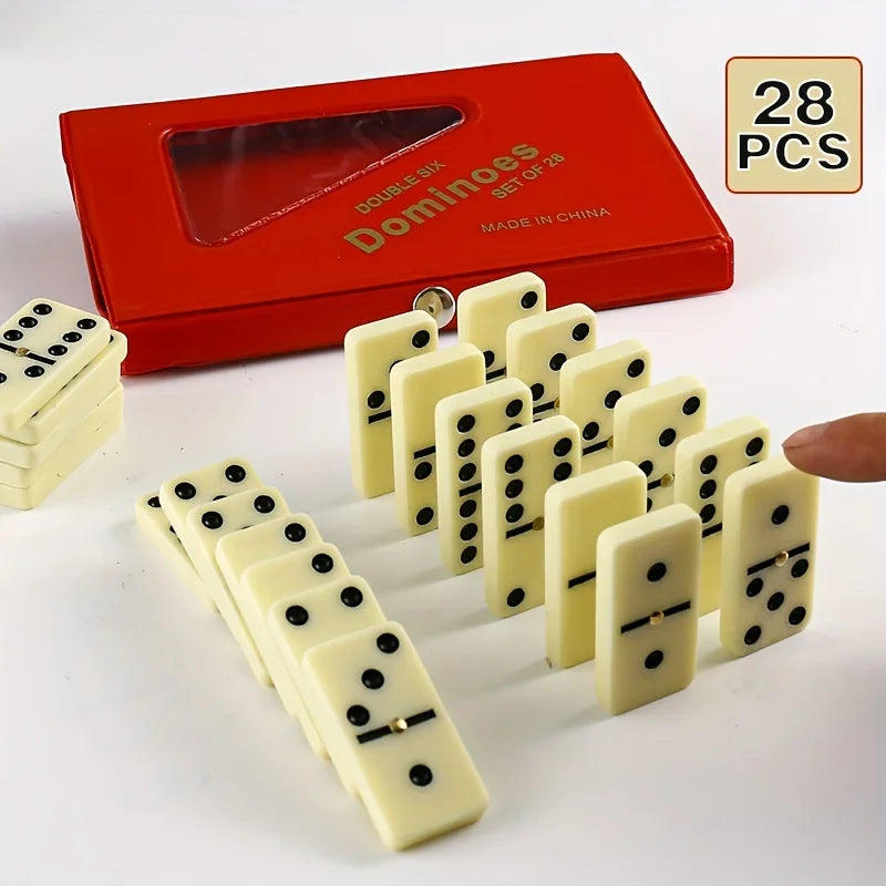 Rynx | Domino Chess Set - high-quality board game toy, equipped with robust PVC storage boxes, very suitable for game nights with the family