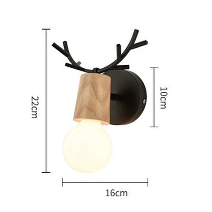 Rynx | AntlerGlow - Modern Adjustable Children's Room Wall Lamp
