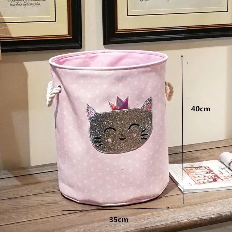 Rynx | Stylish collapsible storage basket made of canvas for children