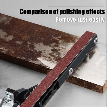 Rynx | 6/10PCS Sander Angle Grinder Accessory - Modified Belt Sander for Woodworking Trimming & Polishing - Fits 100/115/125 Angle Grinder