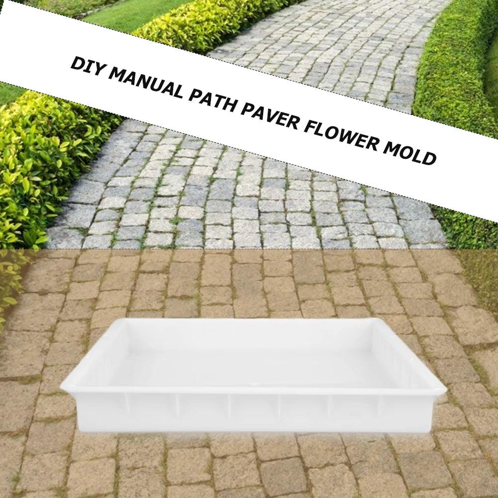 Rynx | DIY Plastic Tile Mold for Garden Paths - Heavy Cement Stepping Stone Maker