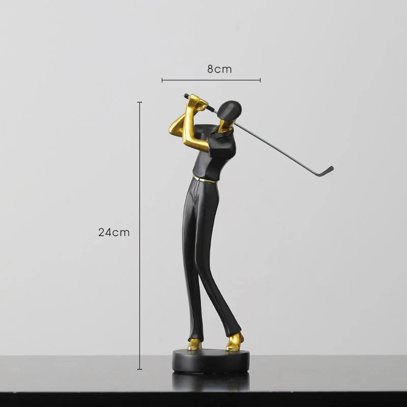 Rynx | TeeStance - Elegant Golf Pose Sculpture