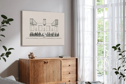 Rynx | last supper canvas poster