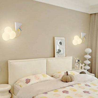 Rynx | CartoonAirplane - Children's Room Wall Lamp with Stars, Rainbow and Airplane Design