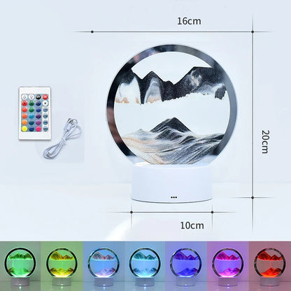 Rynx | Sandscape Lamp 3D Moving Sand Art