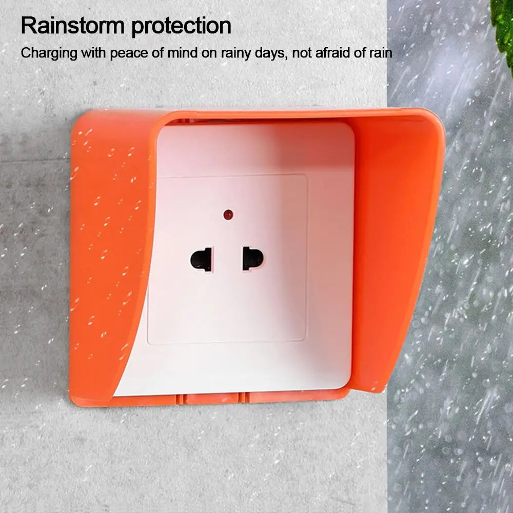 Rynx | 1Pcs Waterproof Electric Plug Cover: 86 Type Outdoor Socket Rainproof Box for Charging Pile, Socket, and Switch Protection