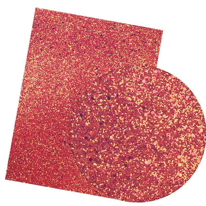 Rynx | Iridescent Rainbow Glitter Vinyl Craft Roll - Creative Gloss Set