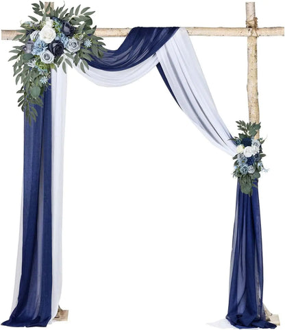 Rynx | Dusty Rose Wedding Arch Flower Decoration for Country Wedding Ceremony Floral Garland Reception Background Decoration