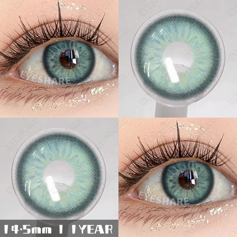 Rynx | 1 pair natural colored contact lenses pink contact purple gray eye colored lenses colored makeup soft beautiful pupil