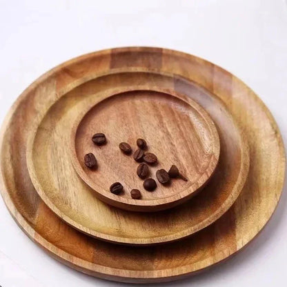 Rynx | AcaciaCraft Plate Collection | High-Quality Acacia Wood Plates | Sustainable & Stylish Table Decoration