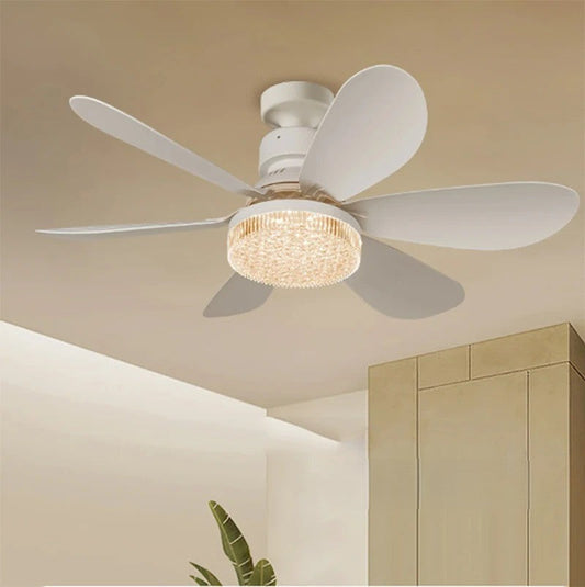 Rynx | Elegant Flower Energy Saving RC Ceiling Fan Lamp