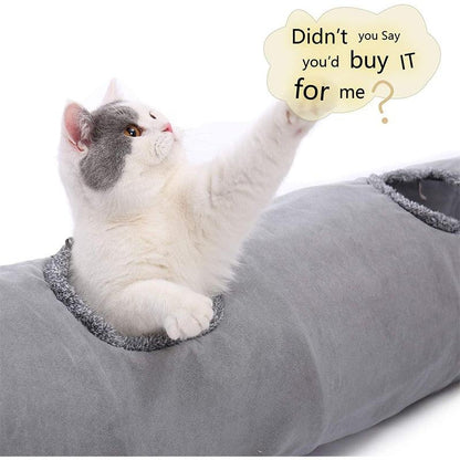 Rynx | Interactive Peekaboo Pet Tunnel with Cute Ball - Engaging Play Adventure for Your Furry Companions