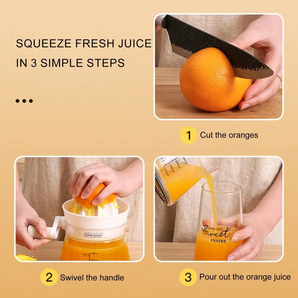 Rynx | Dual Press Hand Powered Effortless Lemon Fruit Juicer