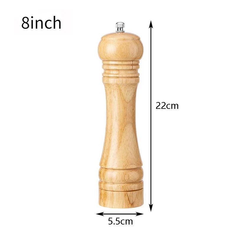 Rynx | Elegant adjustable salt and pepper mill set made of solid wood for outdoor dining