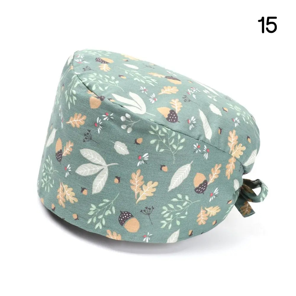 Rynx | Adjustable surgical cap with ponytail holder and buttons