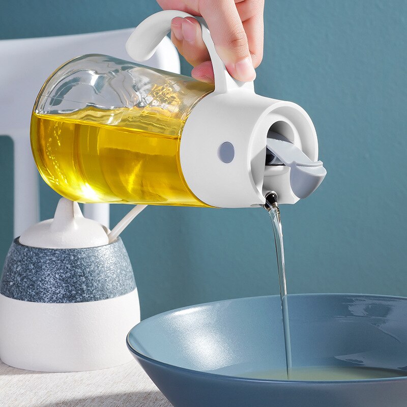 Rynx | Automatic Leak-Proof Glass Oil Dispenser Bottle