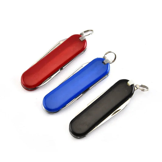 Rynx | 4 in 1 Folding Clipper Scissors Knife - Multi-Functional Stainless Steel Manicure Multi-Tool for Camping