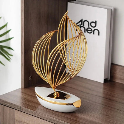 Rynx | SkyVoyage - Refined sailboat sculpture for elegant decor