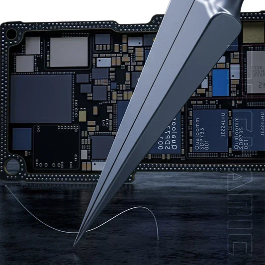 Rynx | MECHANIC KA-11 Precision Micrometer Tweezers - Special Pointed, Non-Magnetic and Anti-Adsorption for Electronic Components and Flying Wire