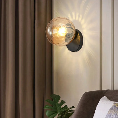 Rynx | GoldLicht - Modern Golden Wall Lamp With Glass Sphere