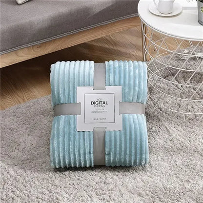Rynx | Soft Ribbed Plush Blanket