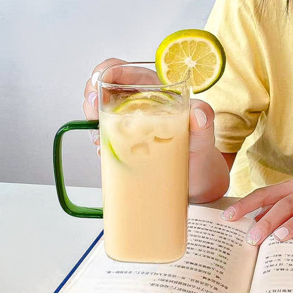 Rynx | Stylish Square Large Capacity Mug with Straw