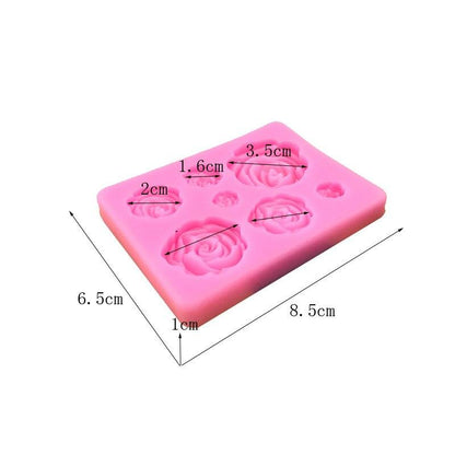 Rynx | Elegant Petal Flower Silicone Mold for Baking and Crafting
