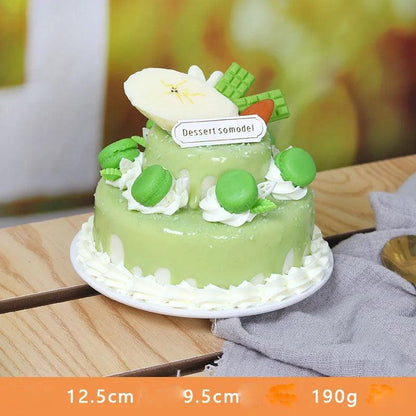 Rynx | Realistic Faux Fruit Cake Model for Home Decor and Photography - 1 pc. FCYY-MIX2