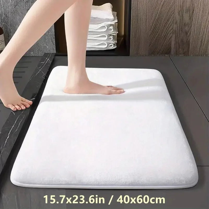 Rynx | Absorbent Non-Slip Floor Mat – Coral Velvet Bath and Bathroom Door Mat | Anti-Slip Home Decoration