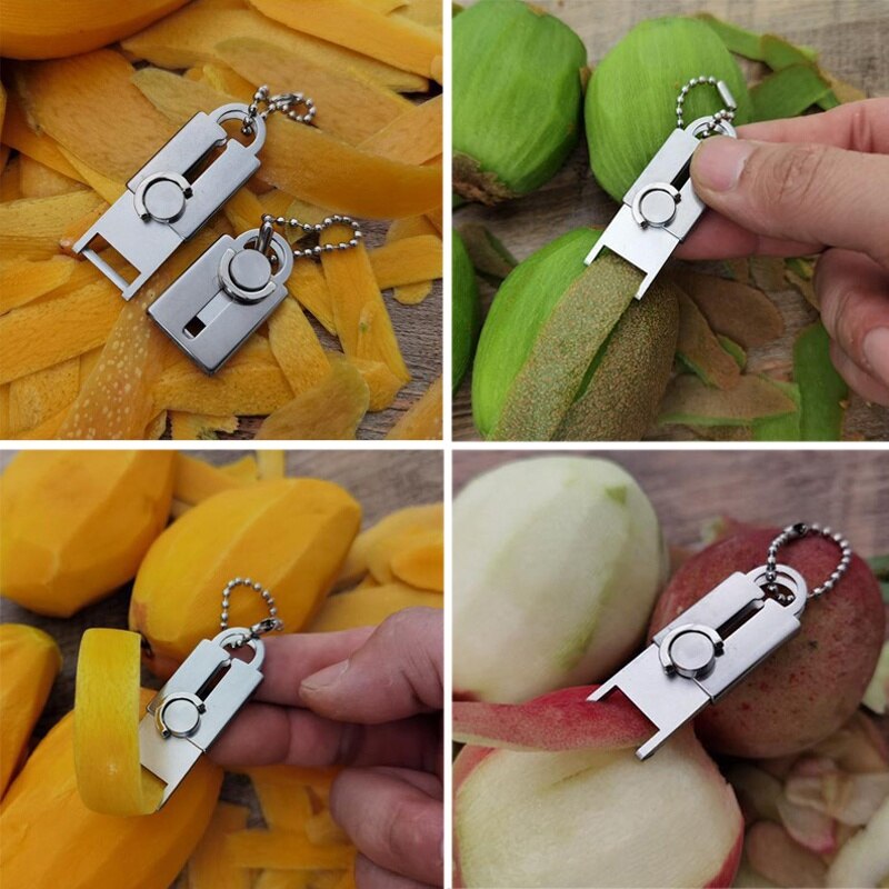 Rynx | Stainless Steel Mini Vegetable Peeler Keychain