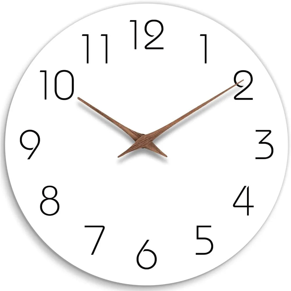 Rynx | Modern Minimalist Wall Clock - Silent Non-Ticking Design - Perfect Decor
