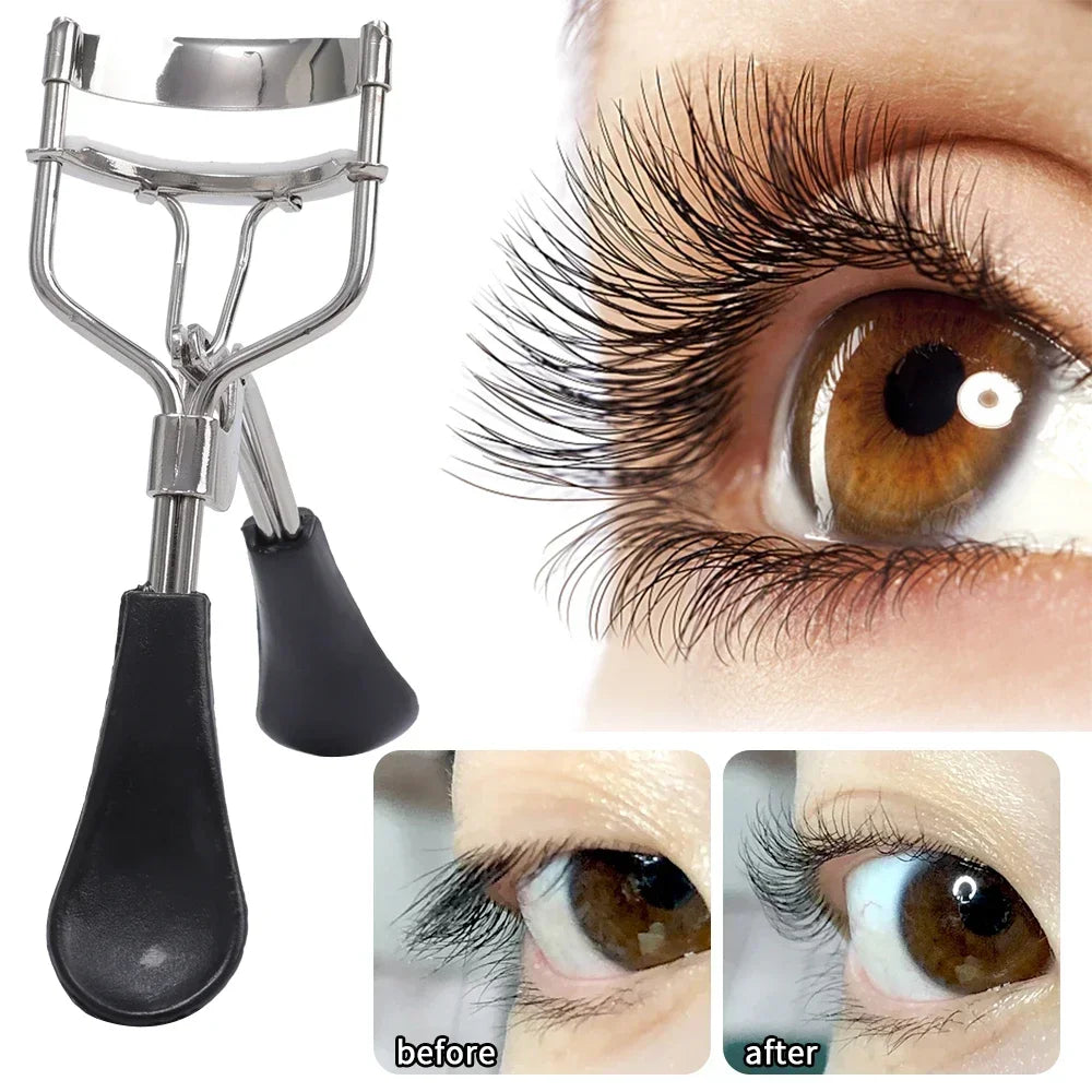 Rynx | 1PC Eye Lifter and Forming Portable Non-Painful Eyelash Face Beauty Eyelash Curler with Silicone Strips Eye Makeup Tools