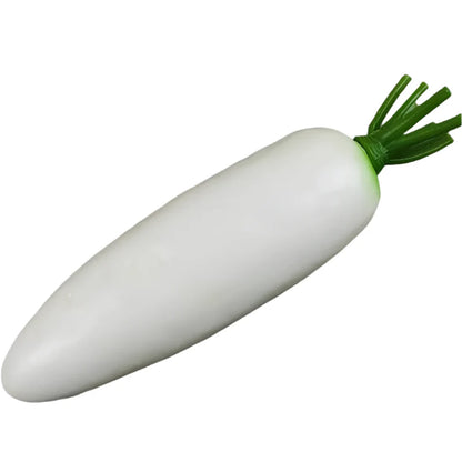 Rynx | Imaginative Vegetable Playset: 7 Realistic Radish and Carrot Models for Creative Learning