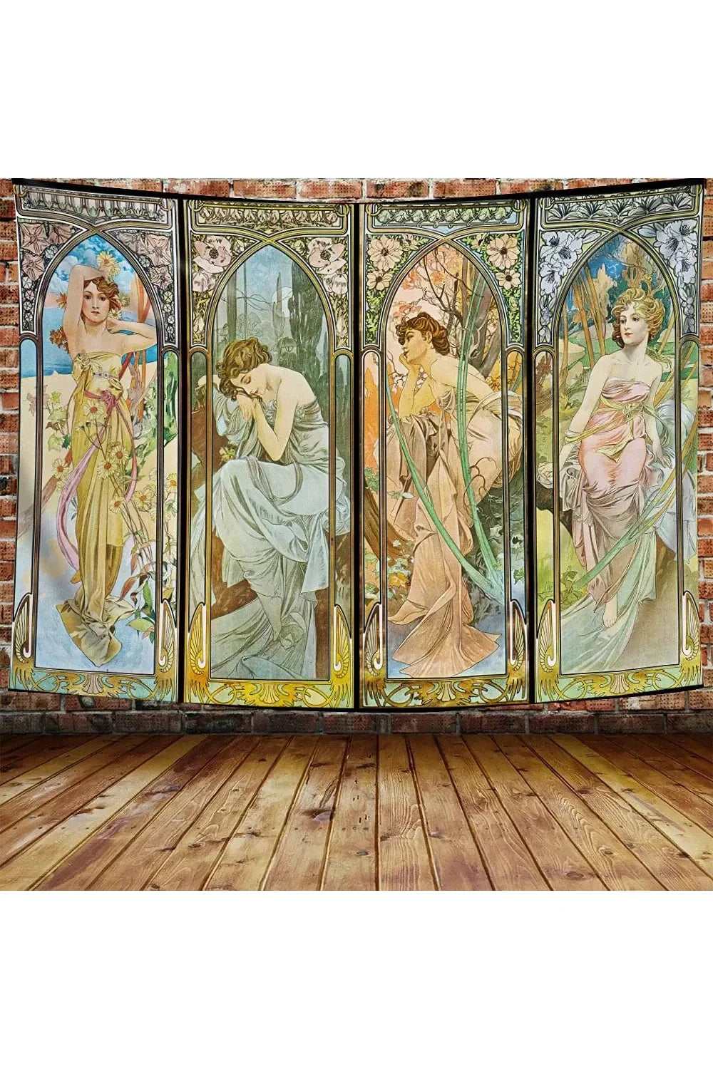 Rynx | Nouveau Flower Goddess Tapestry