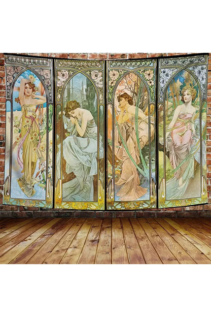 Rynx | Nouveau Flower Goddess Tapestry