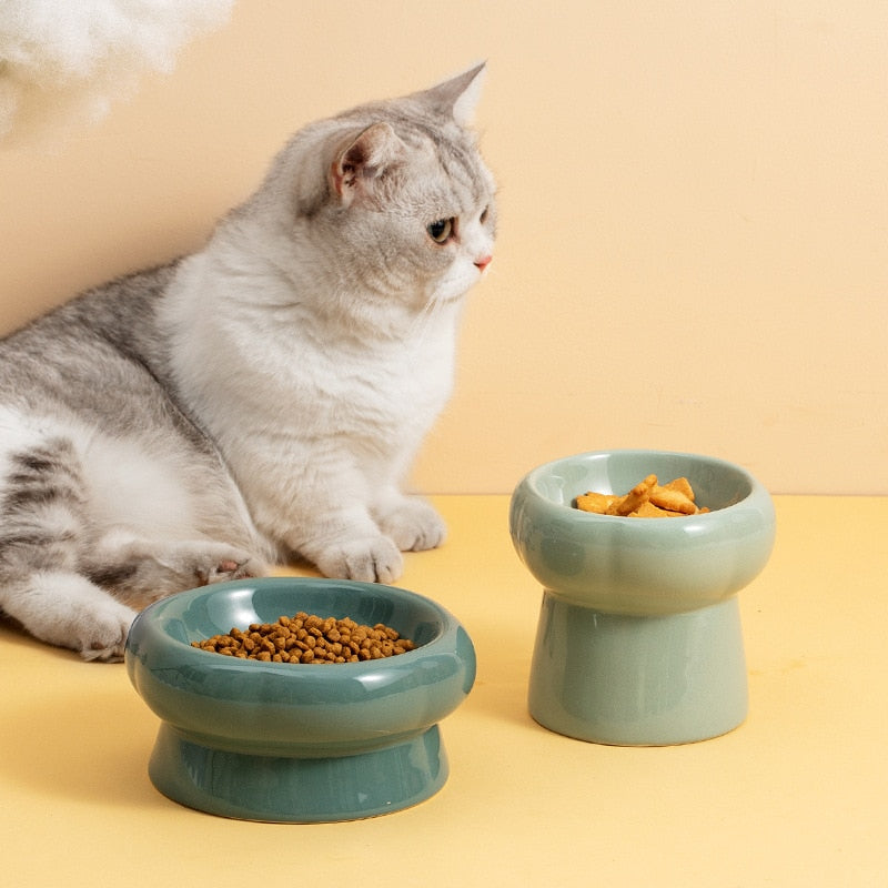 Rynx | Luna Ceramic Elevated Cat Bowls