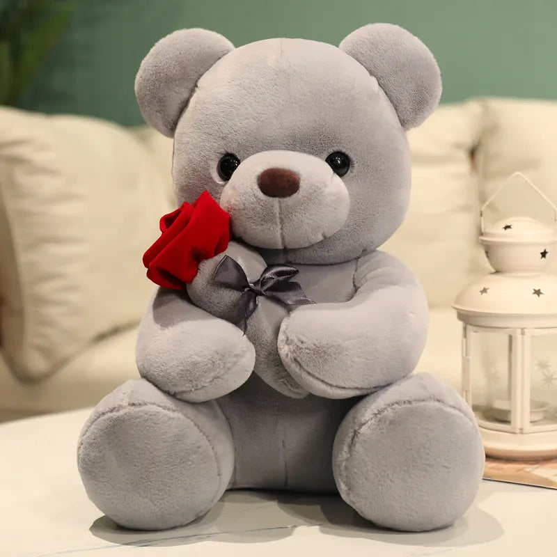 RYNX | Enchanting Rose Teddy Bear – A Plush Gift Of Love And Comfort – Gift For Valentine'S Day