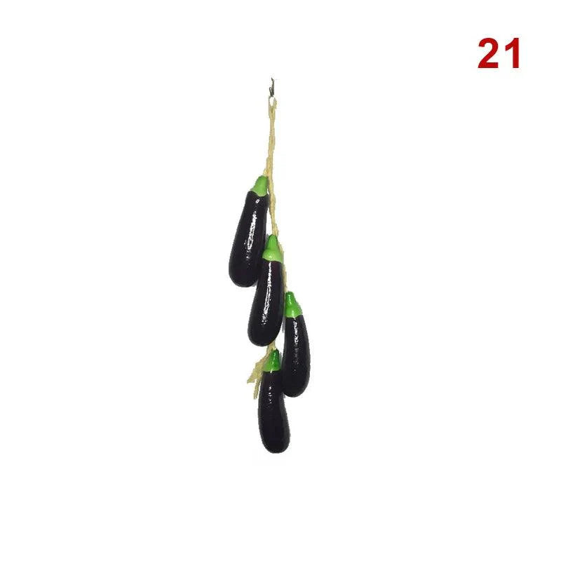 Rynx | Realistic Hanging Foam Fruit and Seafood Decoration for Home and Event Enhancement