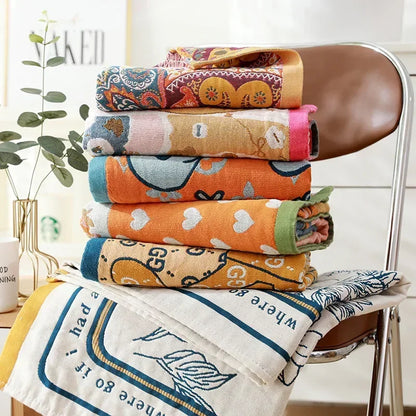 Rynx | botanical print blanket