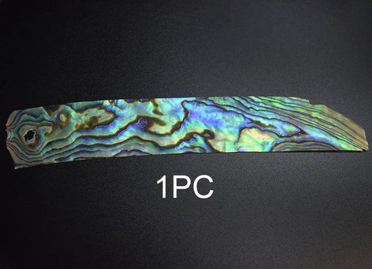 Rynx | Stunning natural abalone shell fish tail pieces for creative jewelry and instrument inlays