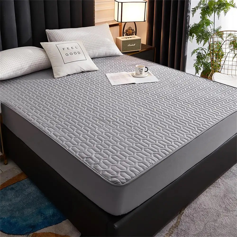 Rynx | Waterproof Ultra-Soft Fitted Latex Mattress Pad Cover