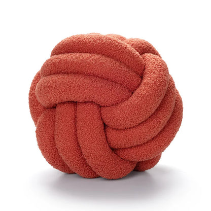 Rynx | Throw Pillow - Cozy - Hand-knotted Ball - Sheepskin