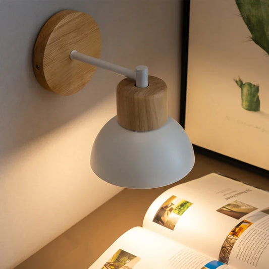 Rynx | NordicWood - LED Wall Lamp Wood Iron Lighting