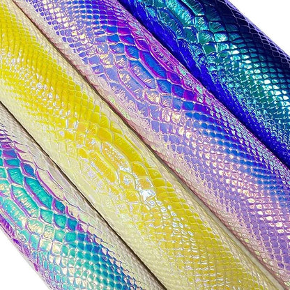 Rynx | Iridescent Dragon Scale Leather for enchanting DIY creations
